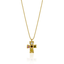Load image into Gallery viewer, Covenant Cross Necklace- Gold