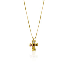 Load image into Gallery viewer, Covenant Cross Necklace- Gold