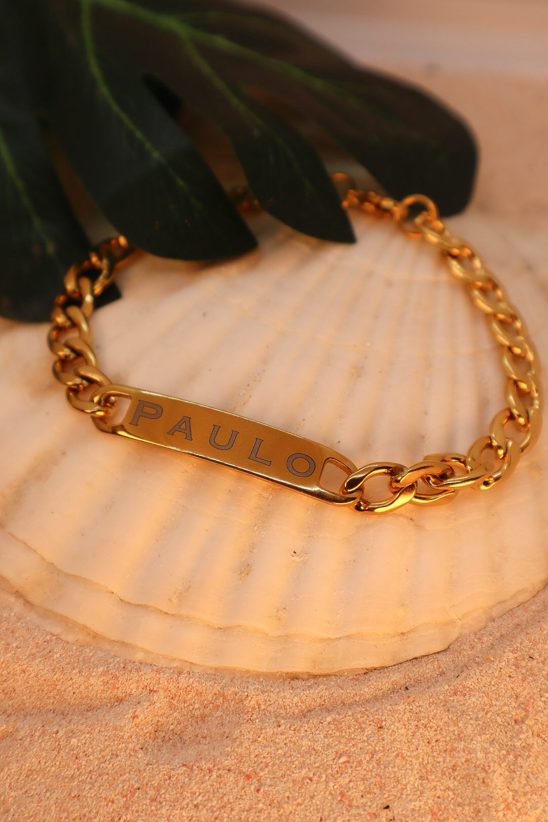 Custom engraved hot sale men's bracelet