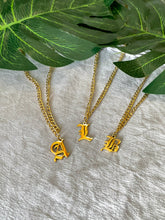 Load image into Gallery viewer, Figaro Initial Necklaces