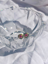 Load image into Gallery viewer, Pinky Heart Earrings