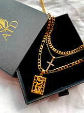 Load image into Gallery viewer, Triple Layered Cross + Dragon Set