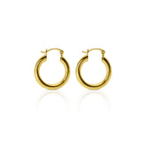 Mini Classic Gold Hoops
