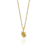 Bermuda sun necklace inspired by island life
