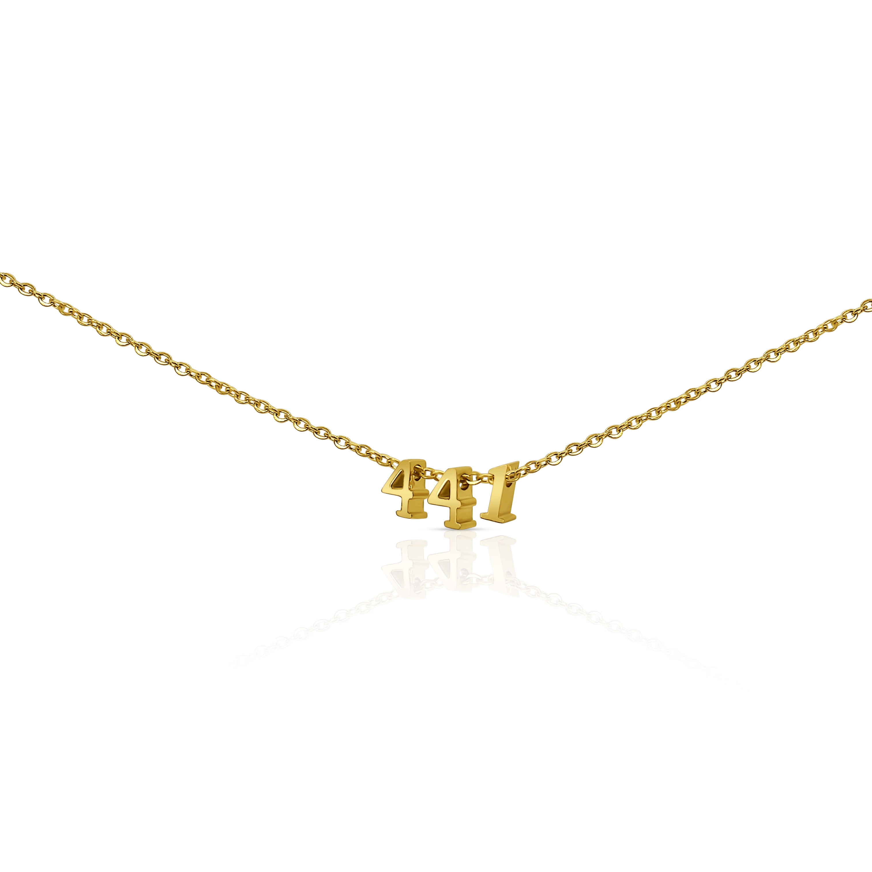 441 necklace inspired by Bermuda area code