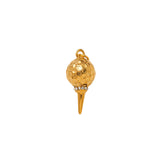 Gold tee (charm bar)