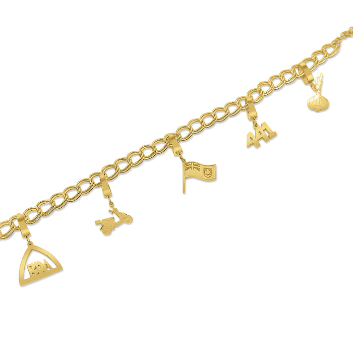 Bermuda Icons Charm Bracelet (One Charm)