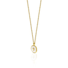 Load image into Gallery viewer, Pearl Cross Necklace
