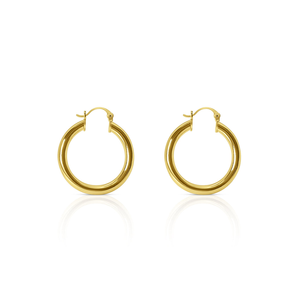 Classic Gold Hoops