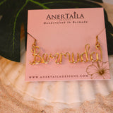 Bermuda wire necklace minimalist island jewelry