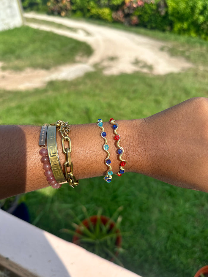 Cup Match Beaded Bracelet