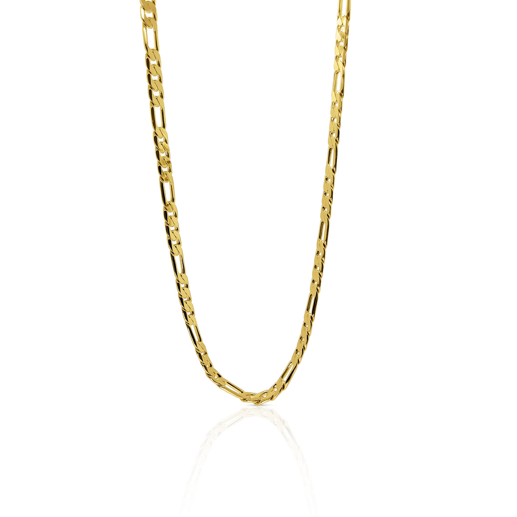 Classic Gold Figaro Chain 6mm