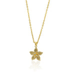 Hibiscus necklace inspired by Bermuda island florals