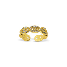 Load image into Gallery viewer, Diamond Mariner Link Ring
