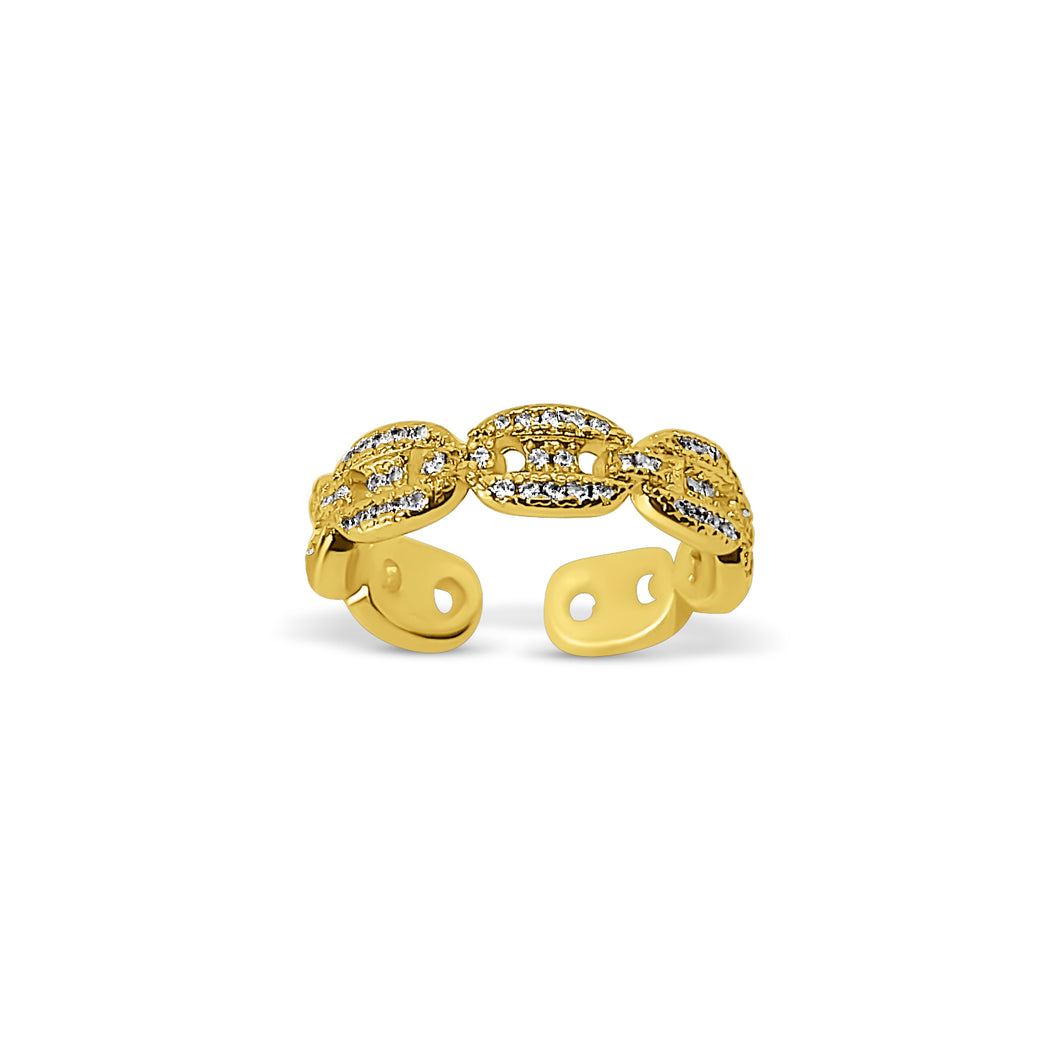 Diamond Mariner Link Ring