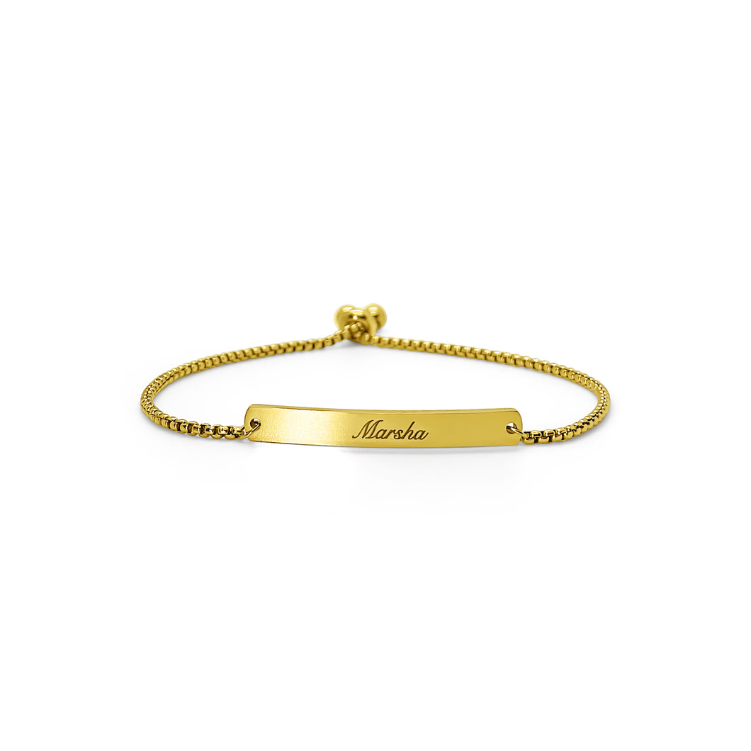 Custom Engraved Women's Bracelet