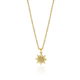 Bermuda sun necklace inspired by island life