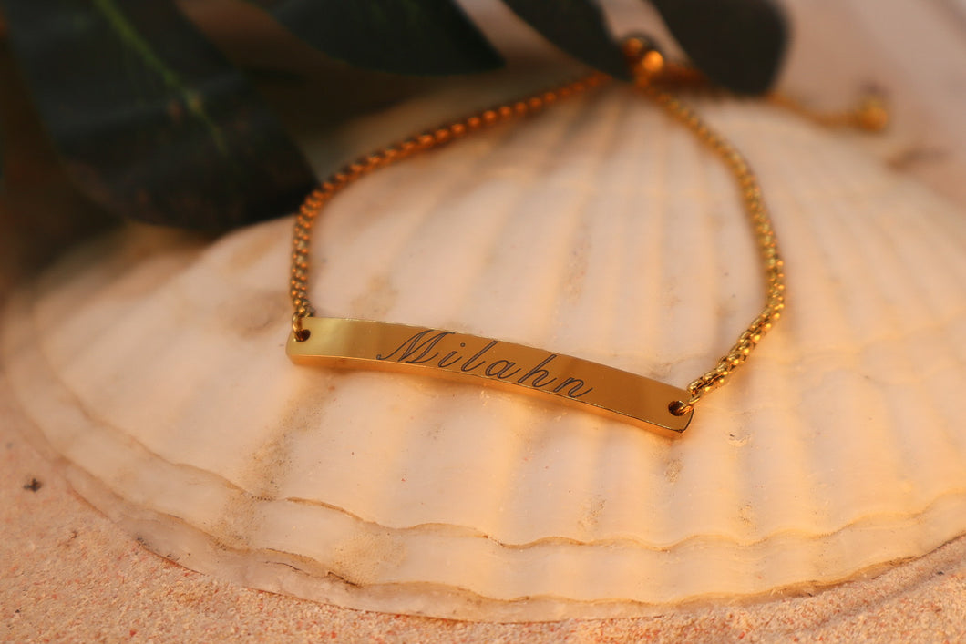 Custom Engraved Women's Bracelet