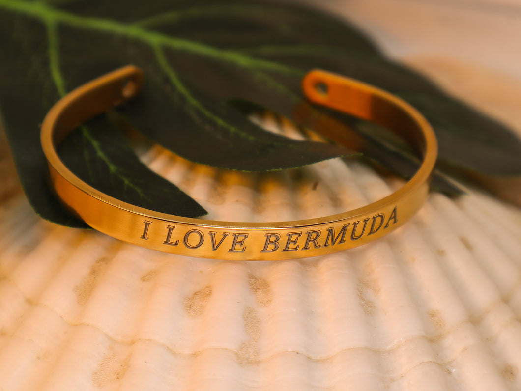 Engraved Bermuda Bangle