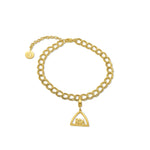 Bermuda charm bracelet with one island charm