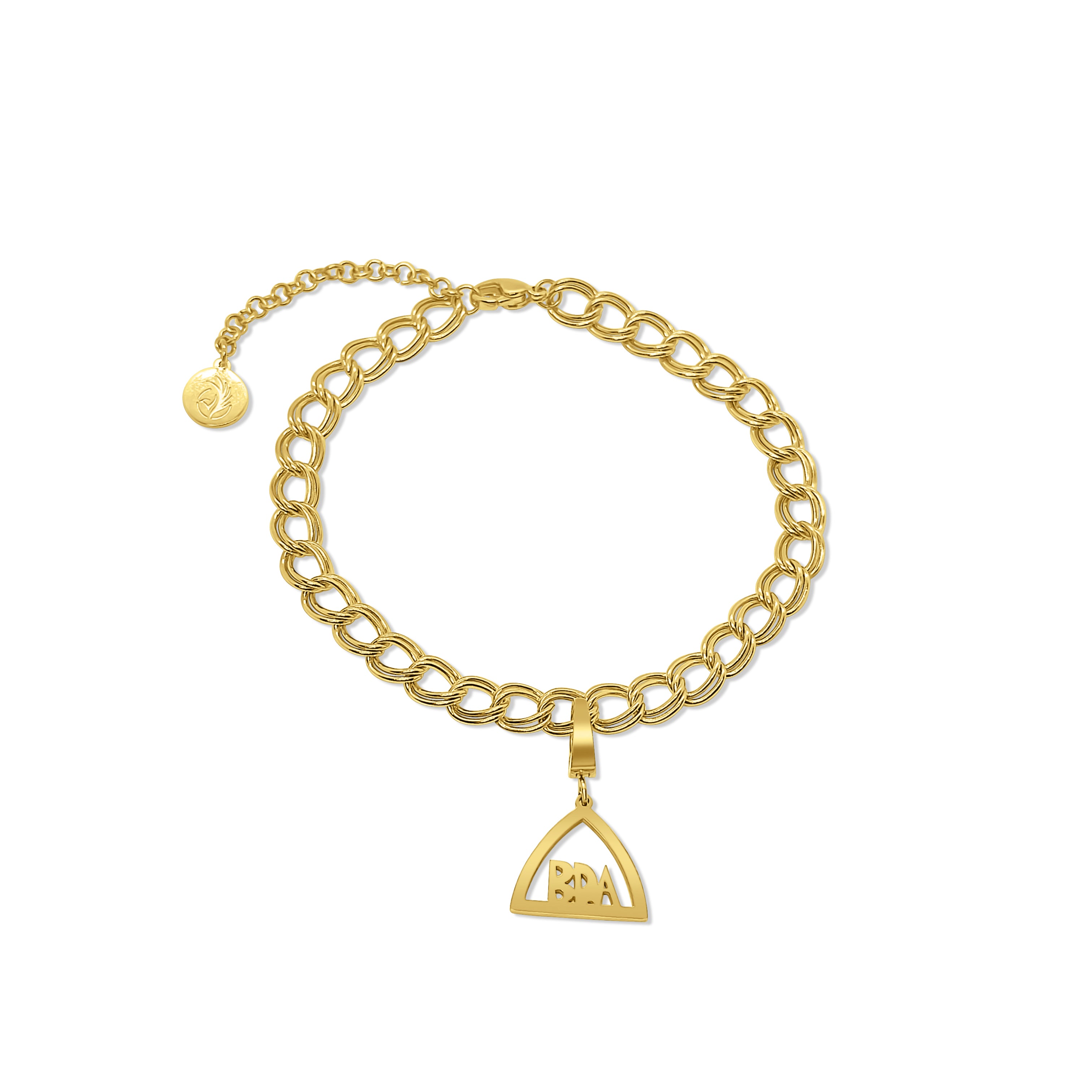 Bermuda charm bracelet with one island charm