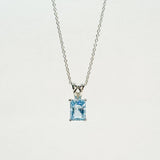 Blue Diamond Necklace