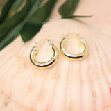 Mini Classic Gold Hoops