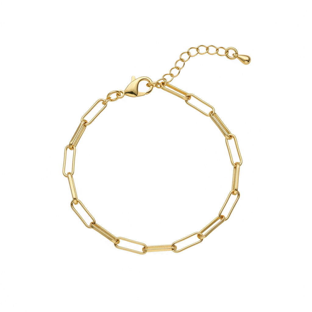 Paper Clip Bracelet Base (Charm Bar)