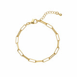 Paper Clip Bracelet Base (Charm Bar)