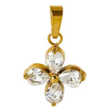 Clear Flower Charm (Charm Bar)
