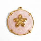 Pink Sand Dollar Charm (Charm Bar)