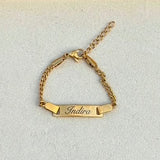 Custom Engraved Baby Bracelet