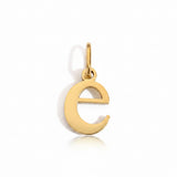 Letter e Charm