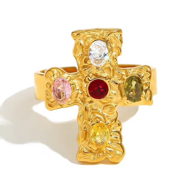 Covenant Cross Ring - Gold