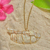 Natural Bermuda Shell Necklace (large)