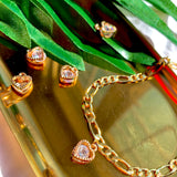 Diamond Heart Anklet/Bracelet
